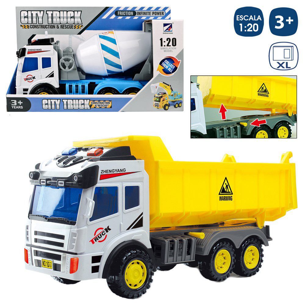 CAMIÓN OBRAS PÚBLICAS 2/M 38 CM CAMIÓN OBRAS PUBLICAS XL- CAJA ABIERTA