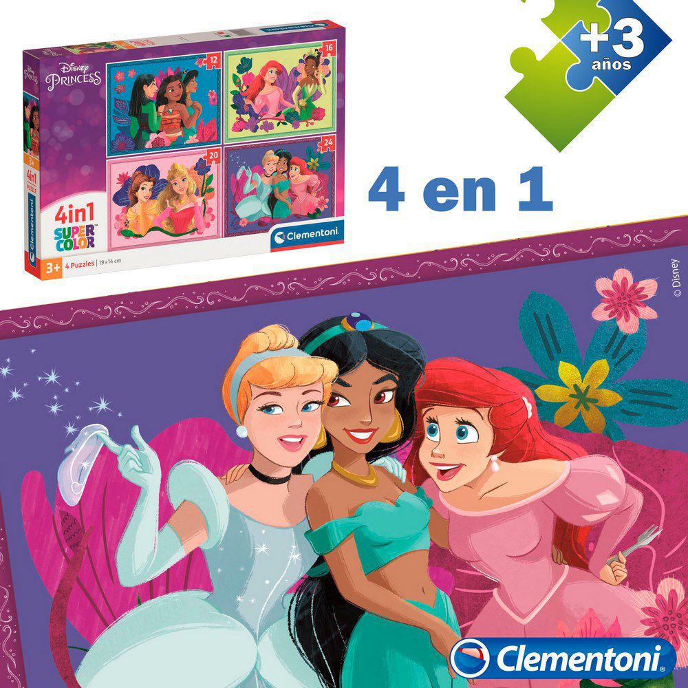 S/4 PUZZLE PRINCESAS CAJA IMPRESA