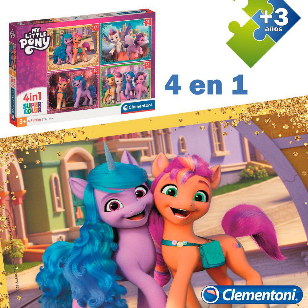 S/4 PUZZLE MY LITTLE PONY CAJA IMPRESA