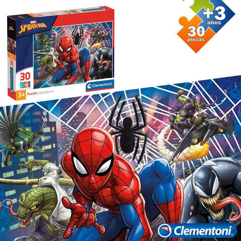 S/30 PUZZLE 30 PCS SPIDERMAN CAJA IMPRESA