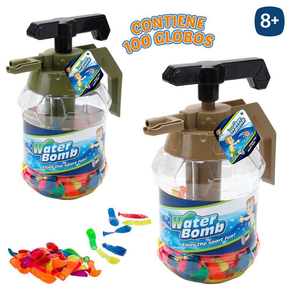 S/100 VAPORIZADOR CON GLOBOS 2/C 12 X 25 CM CAPACIDAD 1,5 LITROS. CON ACCESORIOS FACILITADOR CIERRE GLOBOS