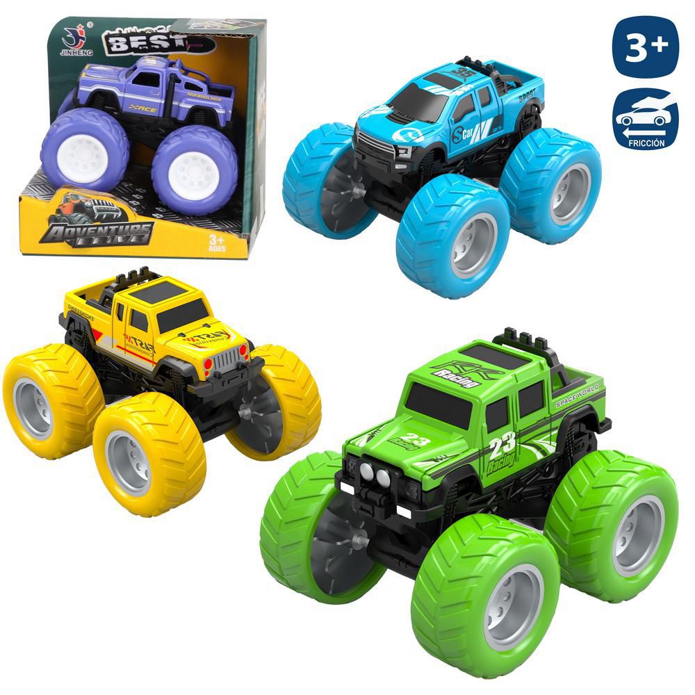 COCHE MEGAFRICCIÓN PICK UP 4/M 10 CM CAJA ABIERTA 10X8X9 CMS.