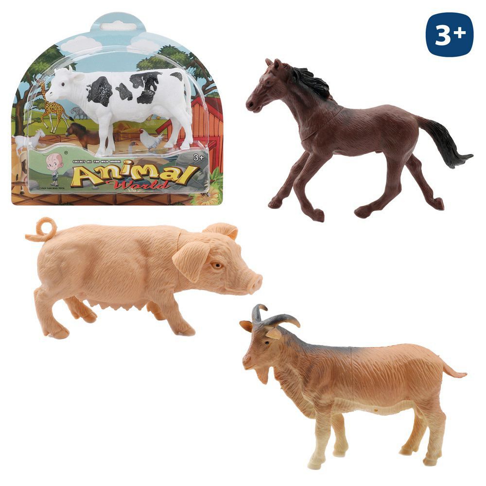 ANIMAL GRANJA 4/M 15 CM DOBLE BLISTER 18X17 CM.