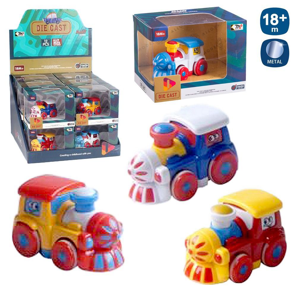 TREN GROTESCO METAL 4/C 10 CM TREN METAL 4C. CAJA VENTANA 13X10 CM.