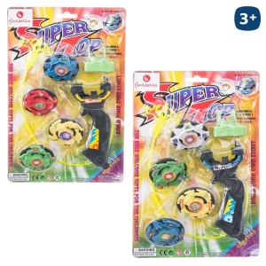 S/4 PEONZA TOP 6 CM BLISTER 17X26 CM.