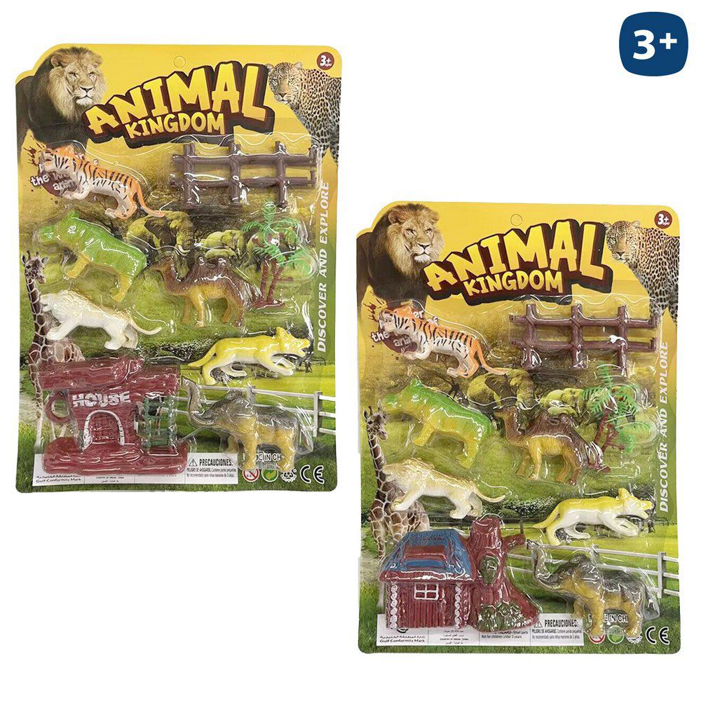 S/6 ANIMAL SALVAJE 2/M 10 CM BLISTER 23X33 CM.