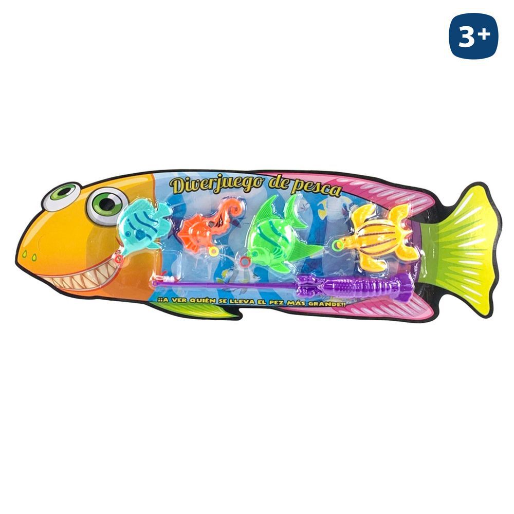 S/4 JUEGO PESCA PECES BLISTER 15X50 CM.