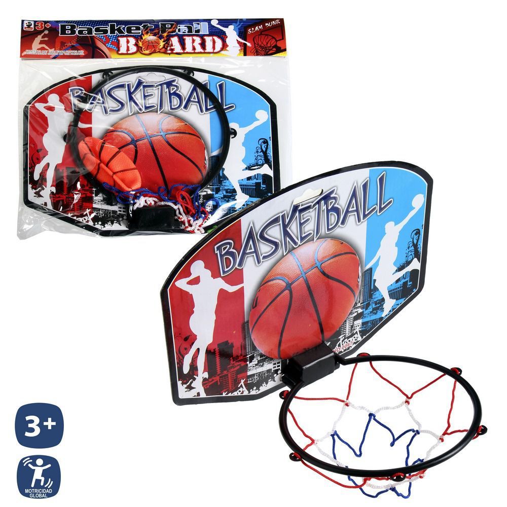 CANASTA CON PELOTA 28 X 17 X 21 CM BOLSA PESTAÑA