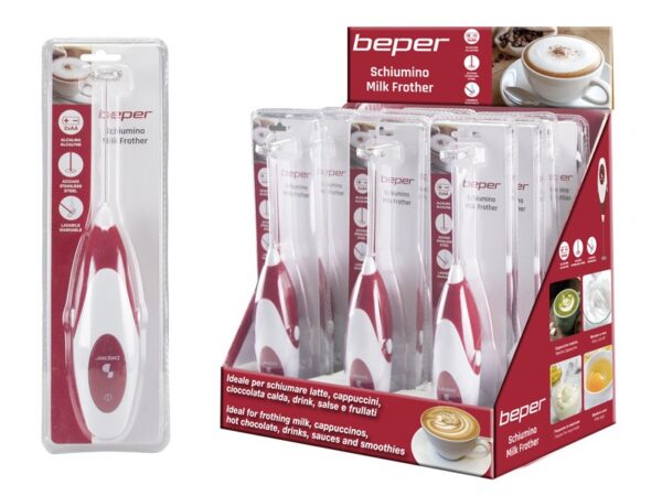 Batidor de Leche BEPER 90.349 Diseño Compacto