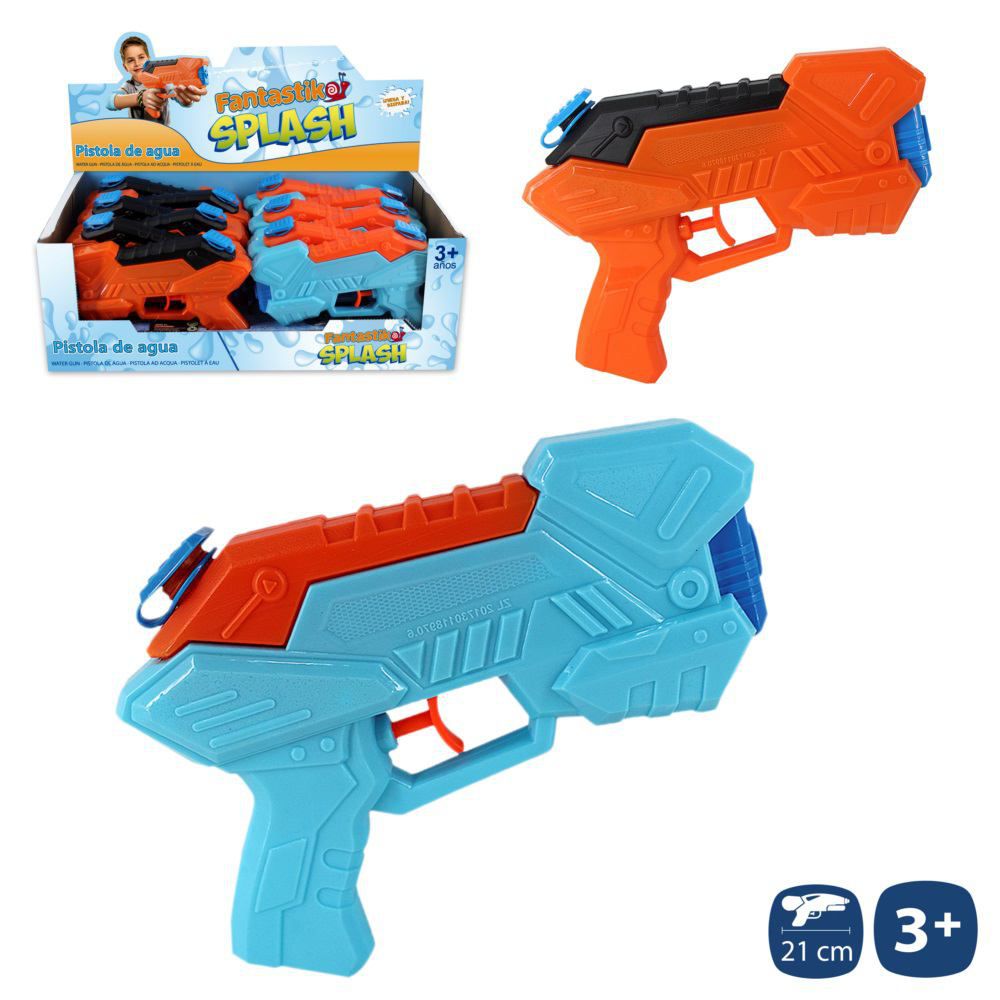 PISTOLA DE AGUA 2/C 21 CM