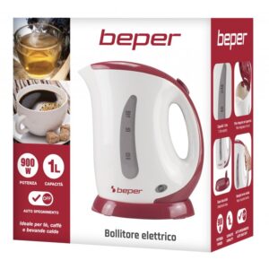 Hervidor de Agua Eléctrico BEPER BB.050 Capacidad 1L,