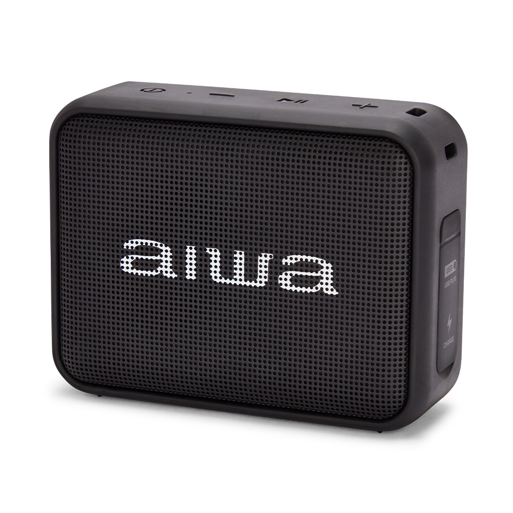 Altavoz Portátil AIWA BS-200BKMKII Color Negro, Conexión Bluetooth, TWS