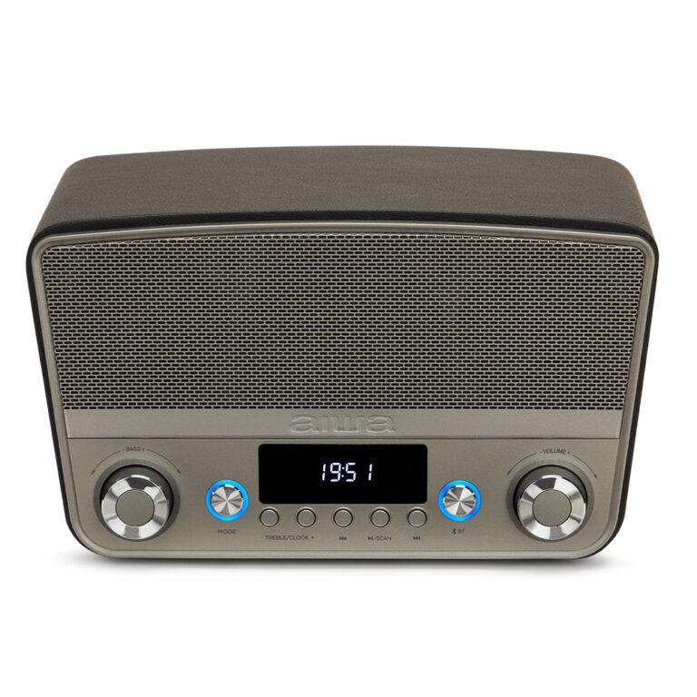 Radio Vintage AIWA BSTU-750BK Bluetooth Color Negro
