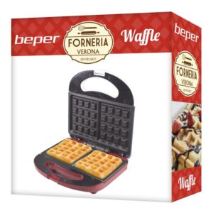 Gofrera BEPER BT.602H Rojo Antiadherente, 780W