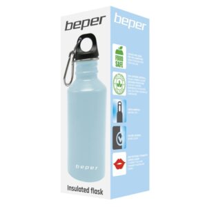 Botella deportiva portátil BEPER C102BOT004 Color Azul, 500 ml