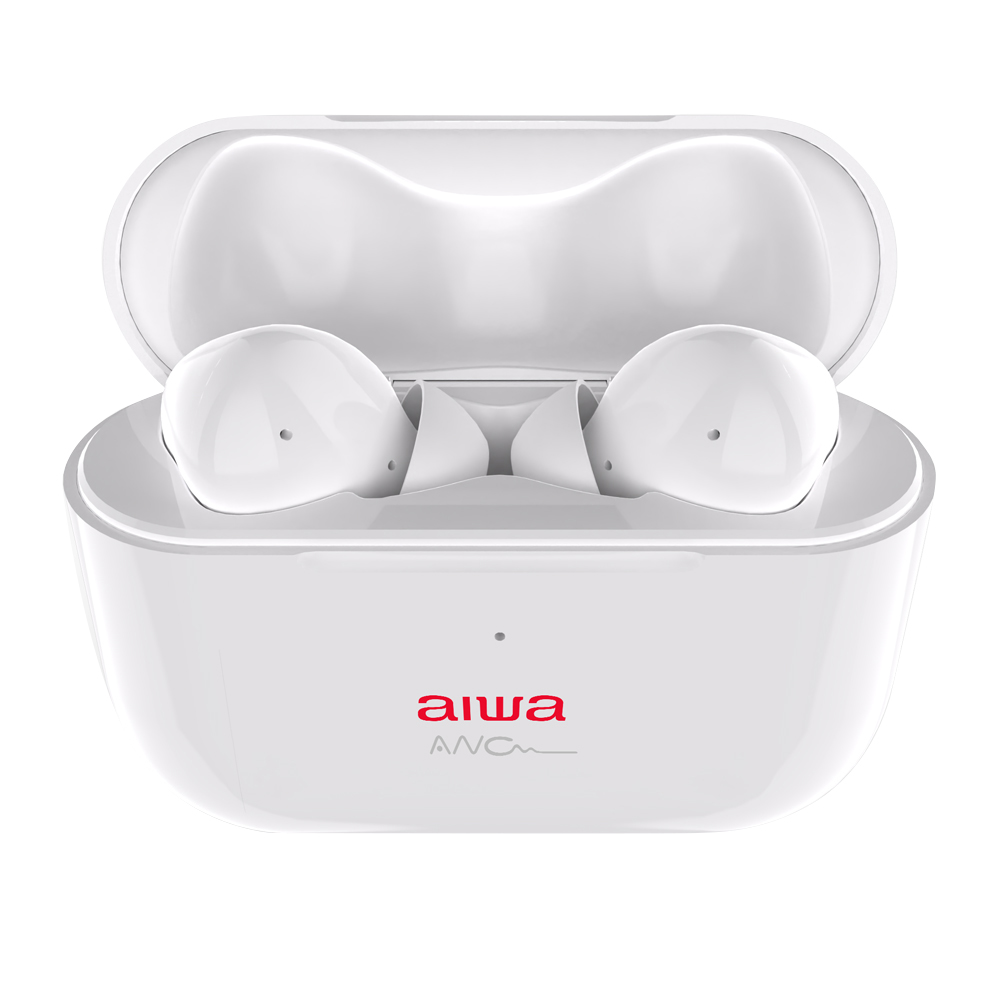 Auriculares TWS AIWA EBTW-888ANC/WT con cancelación activa del ruido