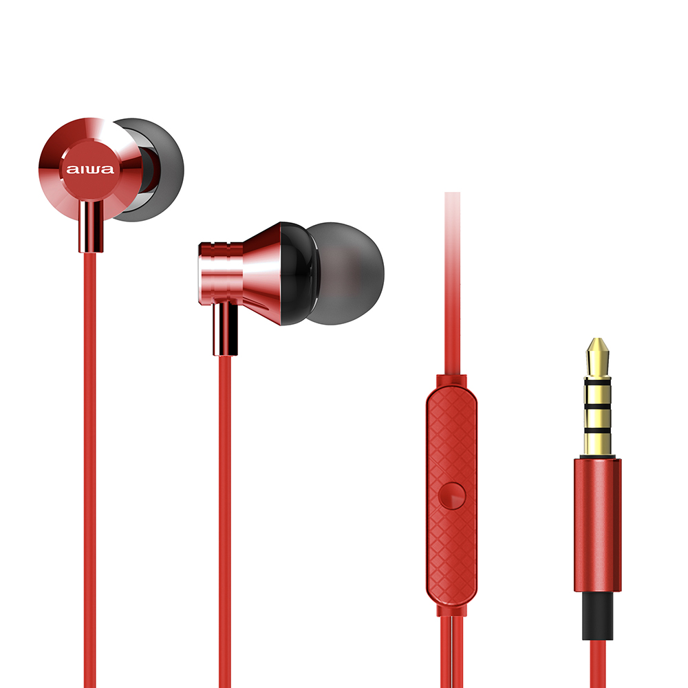 Auriculares In-Ear AIWA ESTM-50RD Color Rojo