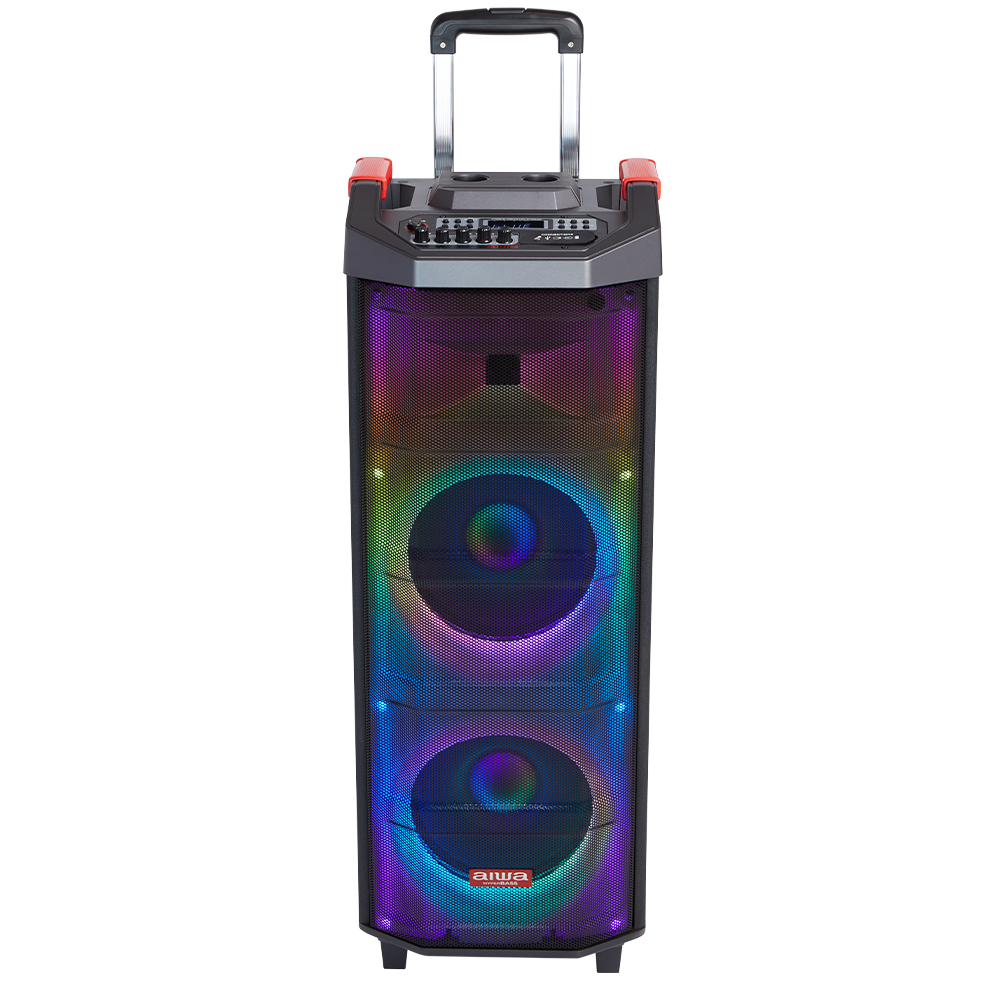 Altavoz Trolley TWS AIWA KBTUS-710MKII, Bluetooth, iluminación RGB.
