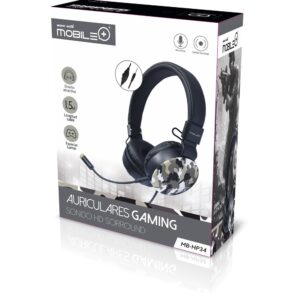 AURICULARES GAMING HD SORROUND MB-HP34 MARRON