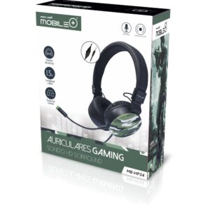 AURICULARES GAMING HD SORROUND MB-HP34 VERDE