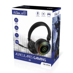 AURICULARES GAMING, 3D, SORROUND 7.1 MB-HP35