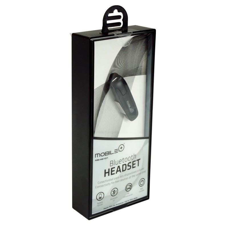 HEADSET BLUETOOTH 4.1. MOBILE+ MB-1001 NEGRO