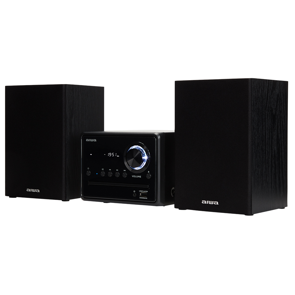 Microcadena AIWA MSBTU-300 Color Negro, CD, Bluetooth, USB