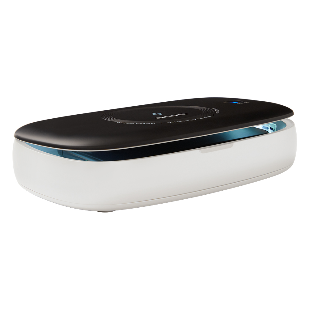 Esterilizador AIWA MUV-380 UV 3 en 1 con cargador inalámbrico y difusor de