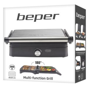 Plancha Multifunción BEPER P101TOS502 Acero y baquelita