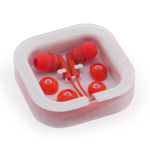 AURICOLAR BOTON CAJA CUADRADA COLORES BLANCO/NEGRO/ROJO/AZUL