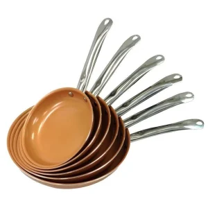 SARTÉN DE PARTÍCULAS DE COBRE, ANTIADHERENTE Ø28CM