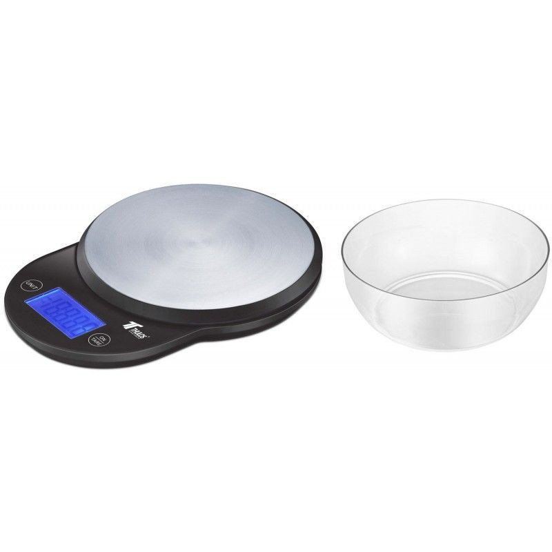 BÁSCULA DE COCINA 5 KG. CAP. BOWL 2L NEGRO