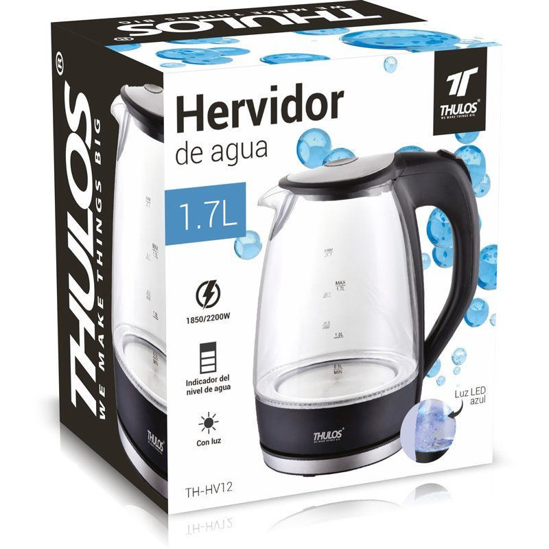 HERVIDOR AGUA 1.7L  CON LUZ