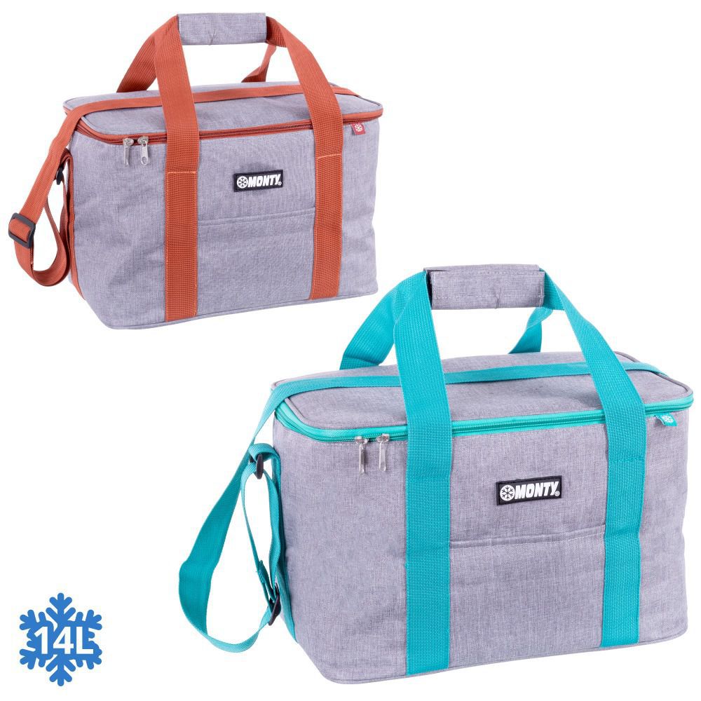 NEVERA DAY BY DAY 2/C 35 X 22 X 23 CM BOLSA TERMICA 14 LITROS - MATERIAL EXTERIOR 2 TONOS RELLENO PEVA FOAM 8 MM ALTO MANTENIMIENTO FRIO