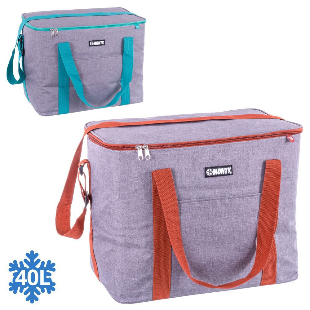 NEVERA DAY BY DAY 2/C 43 X 27 X 34 CM BOLSA TERMICA 40 LITROS - MATERIAL EXTERIOR 2 TONOS RELLENO PEVA FOAM 8 MM ALTO MANTENIMIENTO FRIO