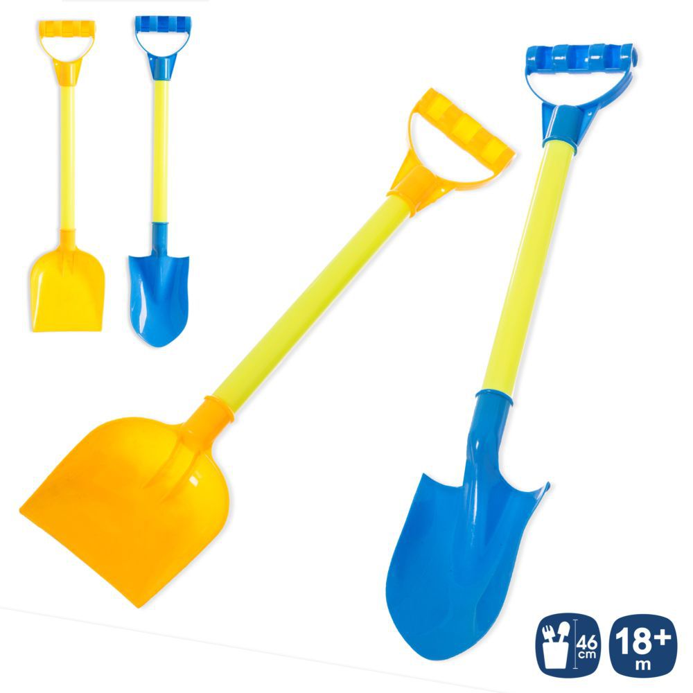 PALA PLÁSTICO PLAYA 44 CM HANTAG
