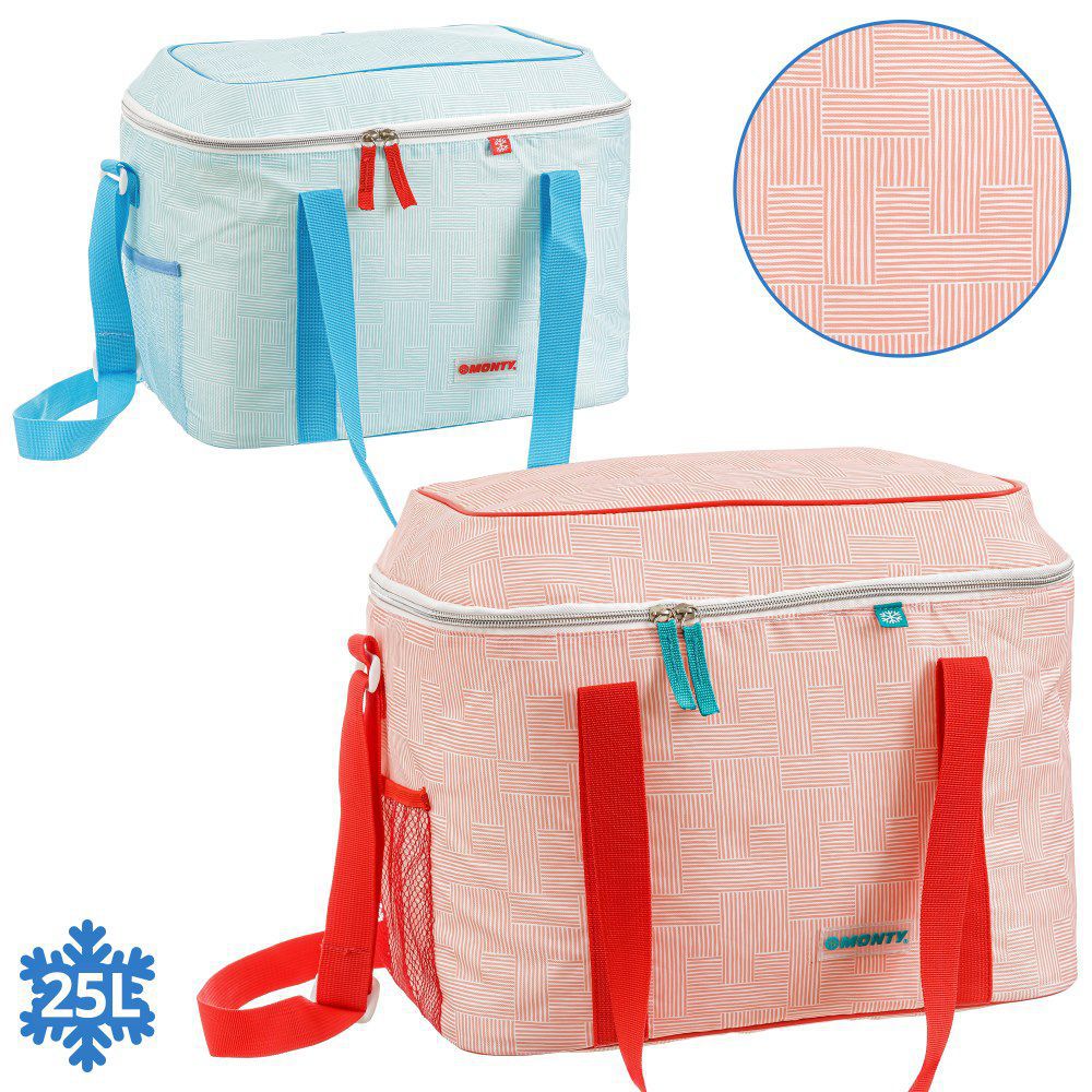 NEVERA SHINE 2/C 37 X 26 X 25 CM BOLSA TERMICA 25 LITROS - RELLENO FOAM -5 MM