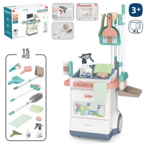 S/15 CARRO LIMPIEZA 33,50 X 31 X 71 CM CAJA IMPRESA 37X46 CM