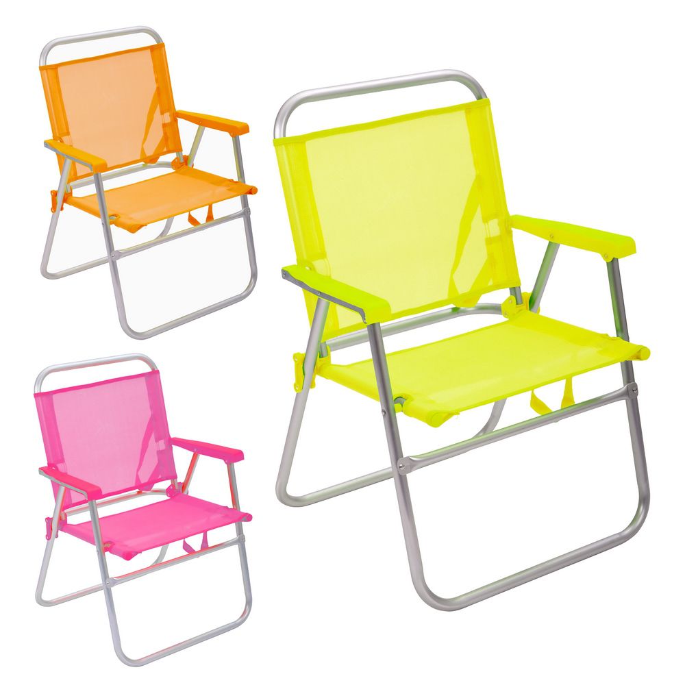 SILLÓN FIJO ALU/TEXT NEÓN 3/C 57 X 50 X 78 CM TEXTILENO 1X1ALTURA DE ASIENTO 31 CM TUBO ALUMINIO 22 X 1,2 MM
