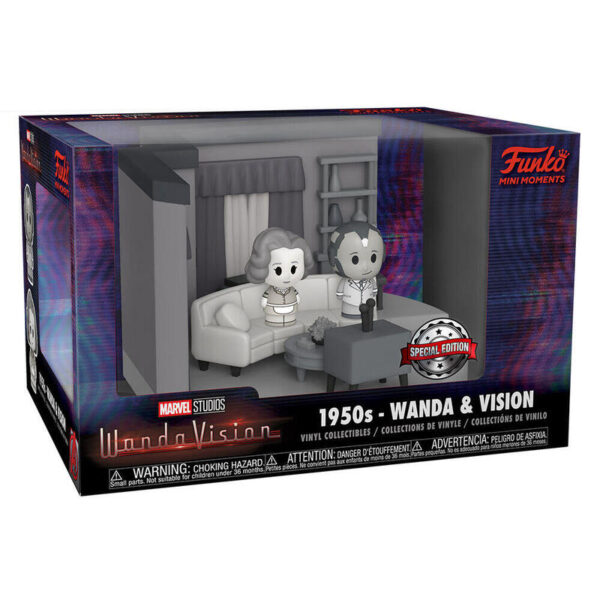 Figura pop mini moments marvel wanda vision 1950 exclusive
