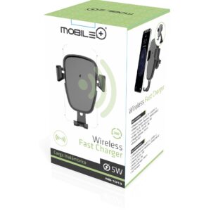 CARGADOR WIRELESS PARA COCHE  Entrada: DC/2A - 5W. • Salida: DC/1A - 5W