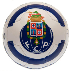 FC Porto ball white with blue stripes & logo's size 5