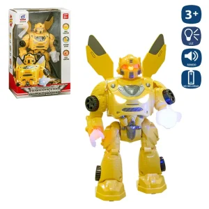 ROBOT LUZ Y SONIDO 25 CM ARMORED ARES ANDADOR. PILAS 3XAA NO INCL. CAJA VENTANA DE 16,5X26 CM.