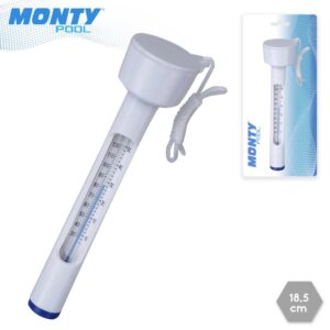 TERMÓMETRO FLOTANTE PISCINA CON CUERDA. PRESENTADO EN BLISTER