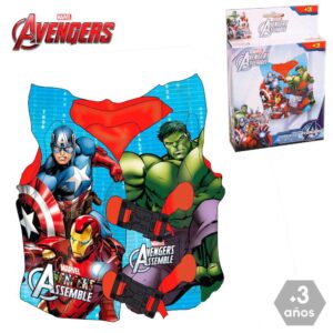 CHALECO AVENGERS HINCHABLE CAJA IMPRESA