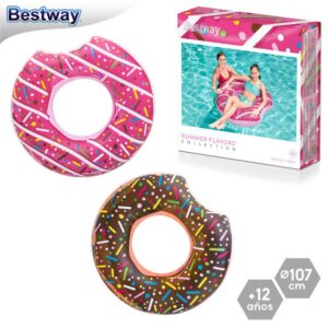 CIRCULAR DONUT 2/C HINCHABLE 107 CM CAJA IMPRESA
