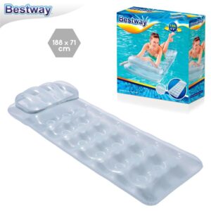 COLCHÓN VASO PLATA SUN TUNNER 188 X 71 X 6 CM 188X71 CM - CAJA IMPRESA