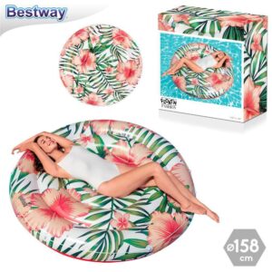 ISLA TROPICAL PALMS HINCHABLE 158 CM CAJA IMPRESA