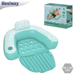 SILLÓN PISCINA AGUJEROS HINCHABLE 145 X 120 CM REFRESCANTE EL AGUA PASA A TRAVES DE LOS AGUJEROS - CAJA IMPRESA