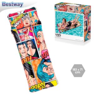 COLCHONETA COMIC HINCHABLE 183 X 69 CM CAJA IMPRESA FASHION FLOATS
